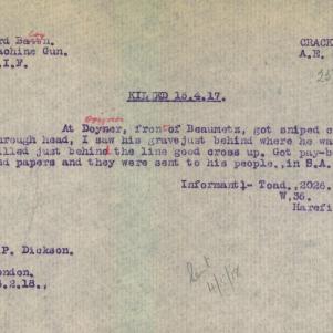 Soldier packet page