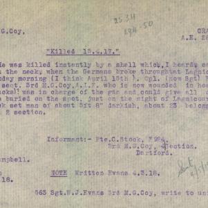 Soldier packet page