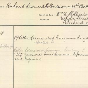 Soldier packet page