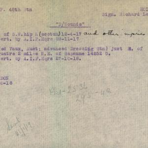 Soldier packet page
