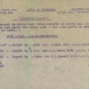 Soldier packet page