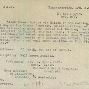 Soldier packet page