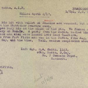Soldier packet page