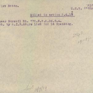 Soldier packet page