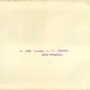 Soldier packet page