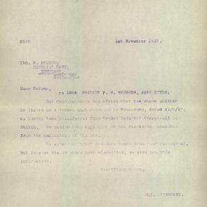Soldier packet page