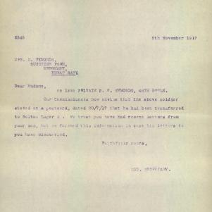 Soldier packet page