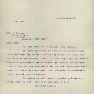 Soldier packet page