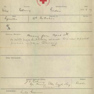 Soldier packet page