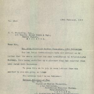 Soldier packet page