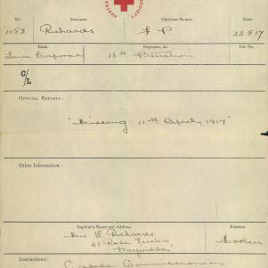 Soldier packet page