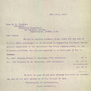 Soldier packet page
