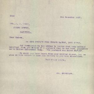 Soldier packet page