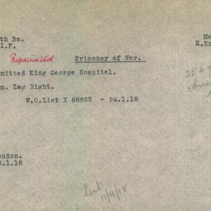 Soldier packet page
