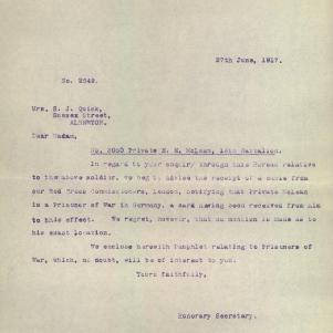 Soldier packet page