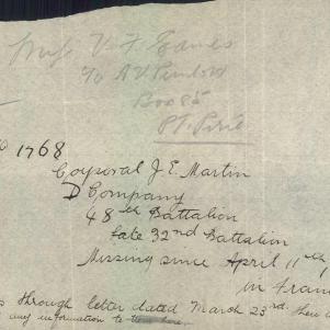 Soldier packet page