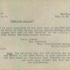 Soldier packet page