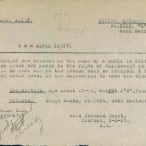 Soldier packet page