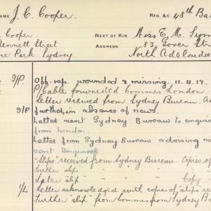 Soldier packet page
