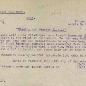 Soldier packet page