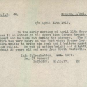 Soldier packet page