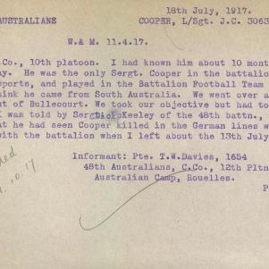 Soldier packet page