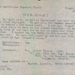 Soldier packet page
