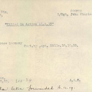 Soldier packet page
