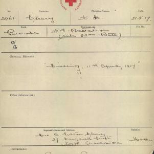 Soldier packet page
