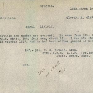 Soldier packet page