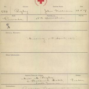 Soldier packet page