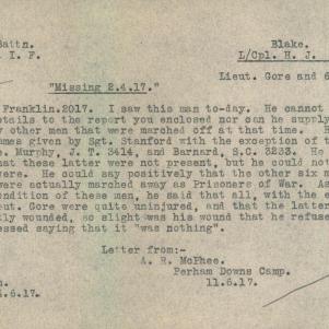 Soldier packet page