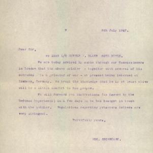 Soldier packet page