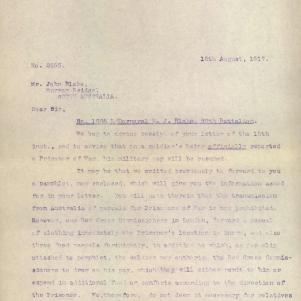 Soldier packet page