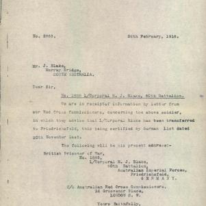 Soldier packet page