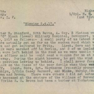 Soldier packet page