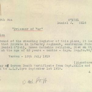 Soldier packet page