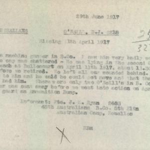 Soldier packet page