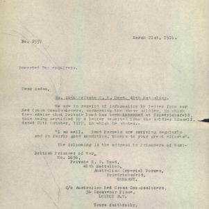 Soldier packet page