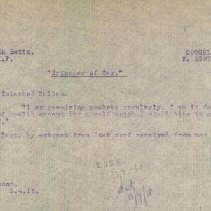 Soldier packet page