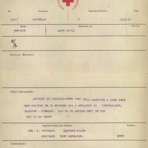 Soldier packet page
