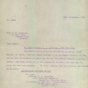 Soldier packet page