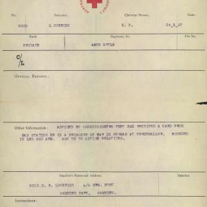 Soldier packet page