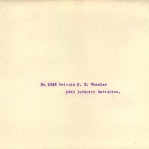 Soldier packet page