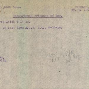 Soldier packet page