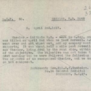 Soldier packet page