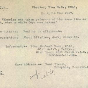 Soldier packet page
