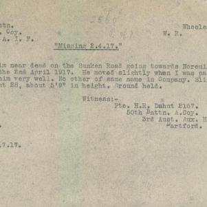 Soldier packet page