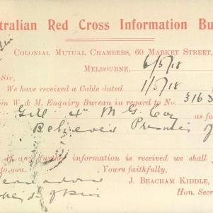 Soldier packet page