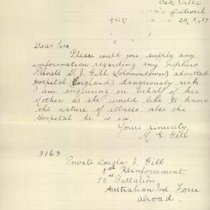 Soldier packet page